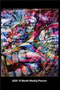 Plan On It 2020 Weekly Calendar Planner - Graffiti