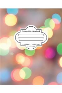 College Ruled Composition Notebook