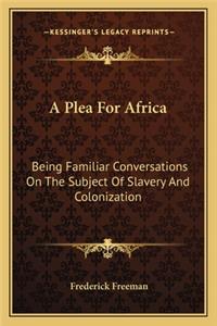 Plea for Africa