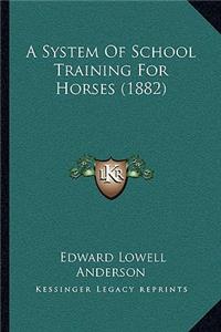 A System Of School Training For Horses (1882)