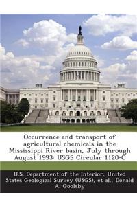 Occurrence and Transport of Agricultural Chemicals in the Mississippi River Basin, July Through August 1993