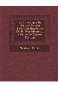 Chronique De Nestor
