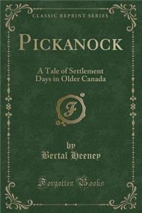 Pickanock: A Tale of Settlement Days in Older Canada (Classic Reprint)