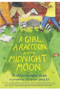 A Girl, a Raccoon, and the Midnight Moon