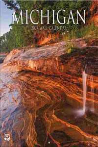 Michigan 2024 12x12 Photo Wall Calendar
