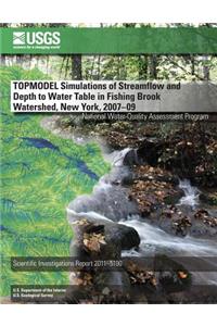TOPMODEL Simulations of Streamflow and Depth to Water Table in Fishing Brook Watershed, New York, 2007?09