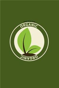 Blank Recipe Book: Organic