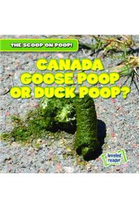 Canada Goose Poop or Duck Poop?