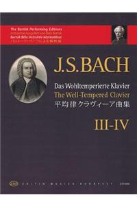 The Well-Tempered Clavier - Book III-IV