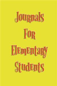 Journals For Elementary Students