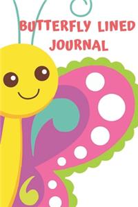 Butterfly Lined Journal