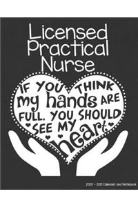 Licensed Practical Nurse 2020-2021 Calendar and Notebook