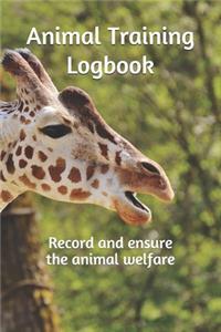 Animal training logbook
