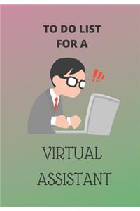 To Do List for a Virtual Assistant