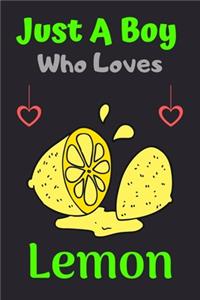 Just A Boy Who Loves Lemon