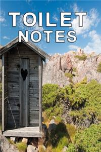 Toilet Notes Notebook