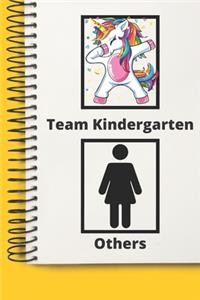 Team Kindergarten Awesome unicorn Tutor Gift For Best Team Kindergarten A beautiful personalized