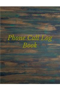 Phone Call Log Book
