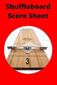 Shuffleboard Score Sheet