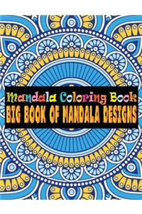 Mandala Coloring Book Big Book Of Mandala Designs