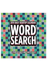 Word Search 2019 Desk Calendar