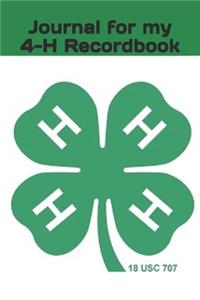 Journal for my 4-H Record Book