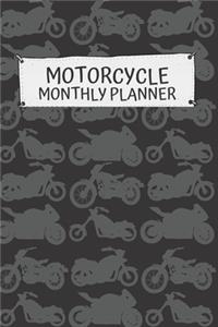 Motorcycle Monthly Planner