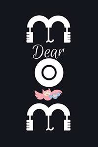 Dear Mom: Blank lined Journal Memory Book For Grieving And Processing The Death, Beautiful Journal With Mood And Energy Trackers, Gratitude Prompts, Grief Rec