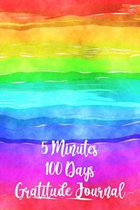 5 Minutes 100 Days Gratitude Journal
