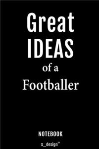 Notebook for Football Players / Footballer