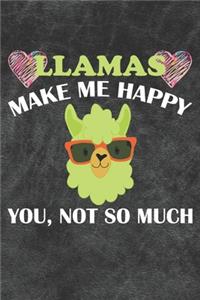 Llamas Make Me Happy You Not So Much