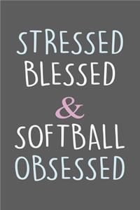 Softball Obsessed Notebook