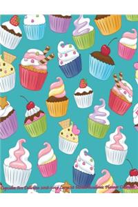 Cupcakes Are Delicious 2018-2019 Large 18 Month Academic Planner Calendar