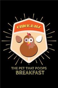 Chickens the Pet That Poops Breakfasts