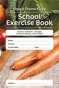 Veggie Theme Ruled School Exercise Book