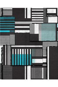Geometric Striped Block Notebook