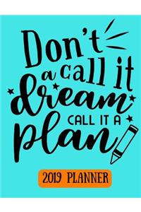 2019 Planner