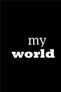 2019 Daily Planner My World 384 Pages