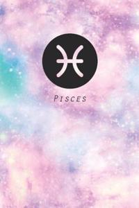 Zodiac Journal: Pisces: Zodiac Journal Galaxy: Zodiac Notebook Journal