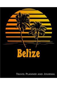 Belize Travel Planner and Journal