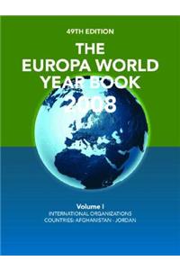 Europa World Year Book 2008 Volume 1