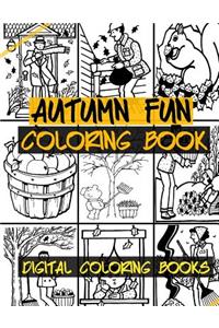 Autumn Fun Coloring Book