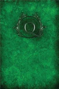 Monogram Q Blank Book