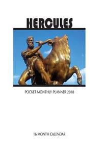HERCULES Pocket Monthly Planner 2018