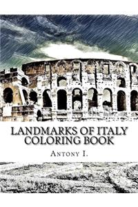 Landmarks of Italy Coloring Book