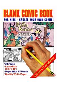 Blank Comic Book for Kids