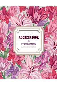 Address Book & Notebook - Large Print