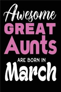 Awesome Great Aunts Are Born in March