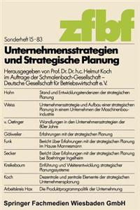 Unternehmensstrategien Und Strategische Planung