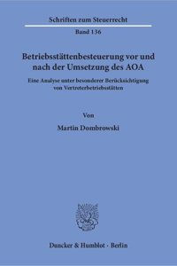 Betriebsstattenbesteuerung VOR Und Nach Der Umsetzung Des Aoa